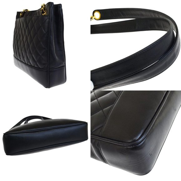 Auth Chanel CC Quilted Chain Tote Bag #N9190H03O - Picture 5 of 8